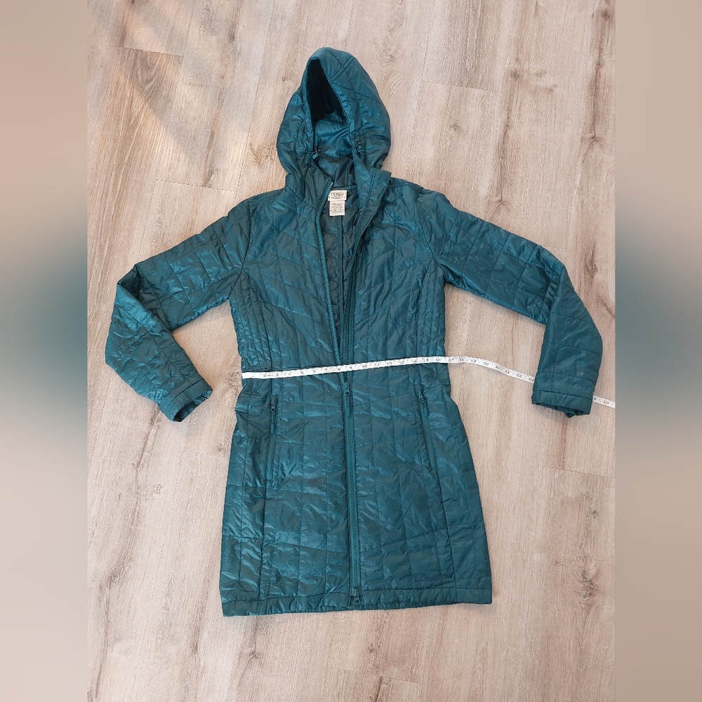 L.L. Bean Primaloft Quilted Puffer Trench Coat